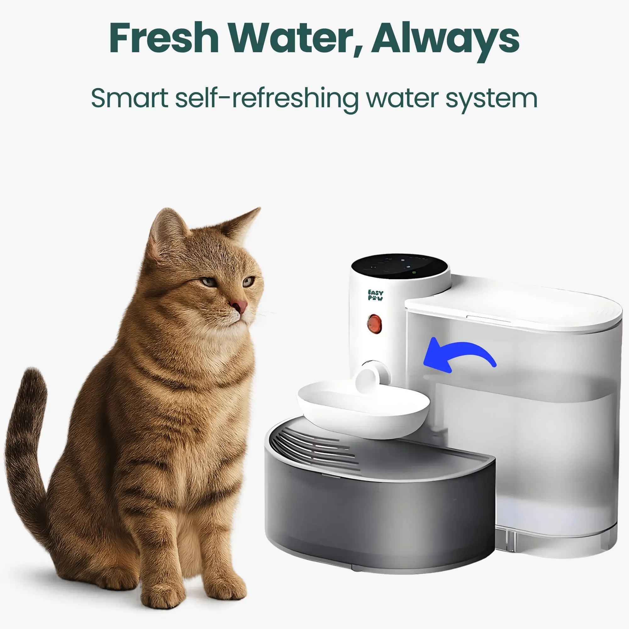 EasyPaw™ Smart Cat Fountain - Easypaw